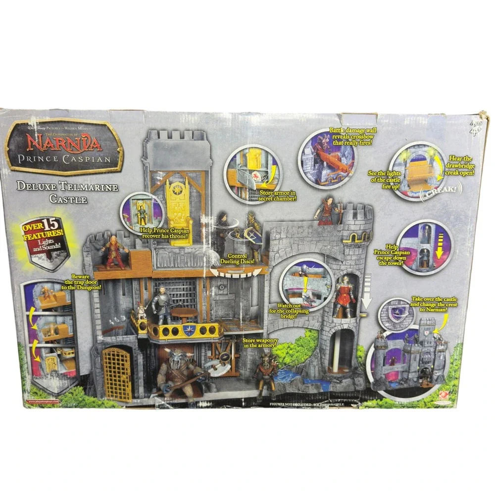 Narnia Prince Caspian Deluxe Telmarine Castle Playset Lights Sounds Play Along